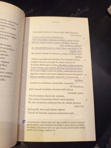 Ars Poetica - Şiir Sanatı (Latince-Türkçe) / Hasan Ali Yücel Klasikleri Dizisi