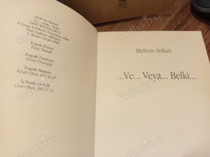 ...Ve... Veya... Belki... (1. Baskı)