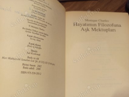 Hayatımın Filozofuna Aşk Mektupları (1. Baskı)