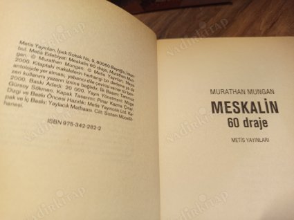 Meskalin 60 Draje (1. Baskı)