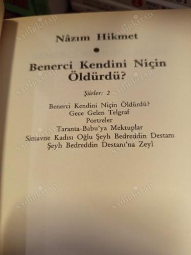 Benerci Kendini Niçin Öldürdü? - Şiirler 2
