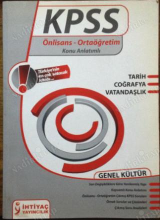 Kpss Önlisans - Ortaöğretim (2 Kitap) Türkçe-Matematik-Tarih-Coğrafya-Vatandaşlık