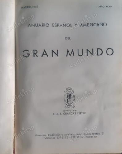Anuario Espanol Y Americano del Gran Mundo.