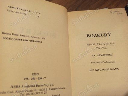 Bozkurt - Kemal Atatürk'ün Yaşamı (Sansürsüz 1. Baskı)