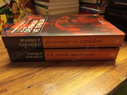 Türkiye Cumhuriyeti Tarihi I-II İlk 2 Kitap Set (1. Devrimler ve Tepkileri 1924-1930 / 2. Tek Partili Cumhuriyet 1931-1938)
