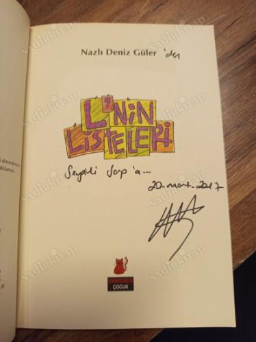 L'nin Listeleri (İmzalı)