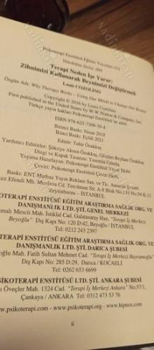 Terapi Neden İşe Yarar? - Zihnimizi Kullanarak Beynimizi Değiştirmek (Nörobilim Serisi 9)