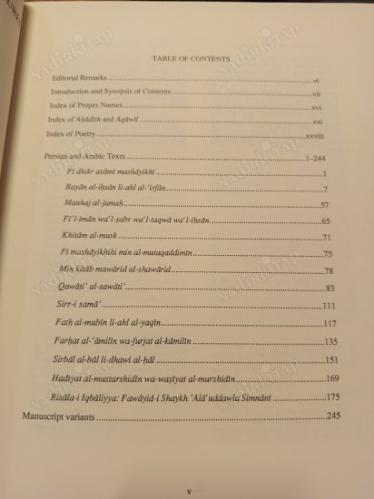 Ala'uddawla Simnani - Opera Minora (Sources of Oriental Languages and Literatures 10)