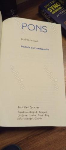 Pons Grossworterbuch Deutsch Als Fremdsprache - rund 77.000 Stichwörter und Wendungen (Büyük Almanca Yabancı Dil Sözlüğü)