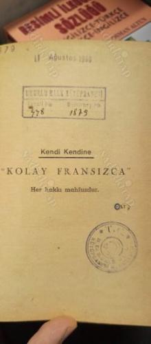 Kendi Kendine Kolay Fransızca / 2000 Kelime - Tam Telâffuzlu (Ciltli)