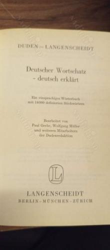 Deutscher Wortschatz Deutsch Erklart