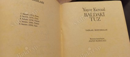 Baldaki Tuz - Yazılar, Konuşmalar (5. Baskı)