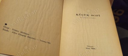Küçük Sophie (Ciltli, Şömizli)