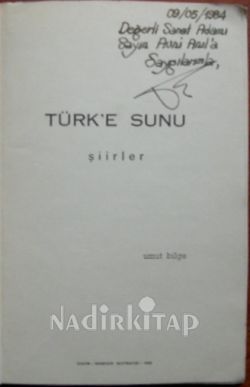 Türk'e Sunu Şiirler 