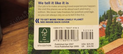 Lonely Planet Croatia - Country Guide (9th Edition)