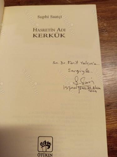 Hasretin Adı Kerkük (İthaflı İmzalı)