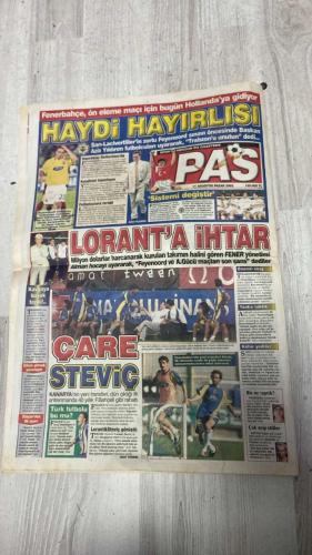PAS SPOR GAZETESİ - 11 AĞUSTOS 2002 - ORTEGA SYANI - ERKEN KAMPA ÇOK KIZDI - SPOR - HERGÜN BU GAZETEDE - PAS - KARTAL KUSUR KALIR MI - İHTAR - LORANT'A 3 MAÇ SÜRE! - SAMI YEN'DE SOV - SUPER LİG PUAN DURUMU - İKİ DAKİKA BİLE SEVİNEMEDİLER - BURSA'DA GOL SOV - YÖNETİCİLERDEN ÇIKARMA - TAKIMA TAM DESTEK - İLK KEZ RESMEN KARTAL OLDULAR - BÖYLE OYNADILAR - TİMSAH'A KARŞI SÜRPRİZ KADRO - İLHAN'A BÜYÜK SEVİGİ - DUELLO BASLADI - KAHRAMANLARIMIZIN DESTANI - ORTEGA - LUCESCU - SERGEN - İLHAN - AMARAL - RUMEN HOCA - PANCU - CORDOBA - JUNIOR - TÜMER - OKAN - KELEMEN - LORANT - KILICARSLAN - TURGAY DEMİR - SEYVA TURKARSLAN - TOKAT - SİNAN - ENGİN - MICHAEL SCHUMACHER - SCHUMACHER - PASCAL - LLEYTON HEWITT - ZIDANE - CAREW - JASON KIDD - KIDD - EDDIE IRVINE - BÜLENT ATAR - SÜREYYA - TAHŞİN SEZER - FELİPE - EMRE - SAMBACI PINTO - PINTO - FATİH - GONG JAVANES - OSMAN MÜSLİM - HAKKI - SERKAN - TERİM - ÜMİT DAVALA - AYHAN - BATISTA - SUAT - MURAT - CİKAN - L ARCES EU - VITOR BATISTA - AHMET CEYHAN