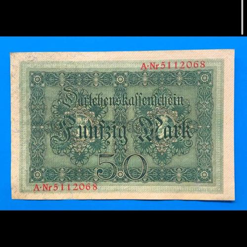 Almanya 50 mark 1914 Çil / UNC Çili az çıkar