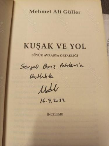 Kuşak ve Yol - Büyük Avrasya Ortaklığı (İthaflı İmzalı)