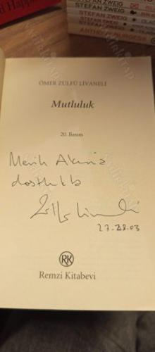 Mutluluk (İthaflı İmzalı)