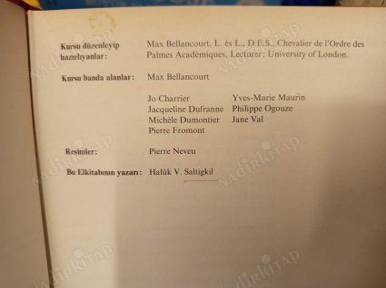 Fransızca Kursu Elkitabı - Talimat, İzahlı Notlar, Sözcükler (Ciltli, Şömizli)