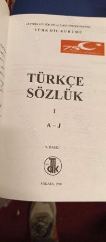 TDK Türkçe Sözlük 2 Cilt Takım [ 1 (A-J) / 2 (K-Z) ]