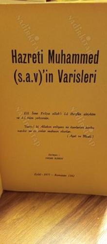 Hz. Muhammed S.A.S'in Varisleri