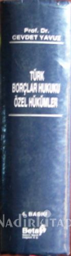 TÜRK BORÇLAR HUKUKU ÖZEL HÜKÜMLER