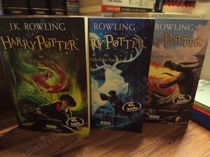 Harry Potter 7 Kitap Takım (Felsefe Taşı / Sırlar Odası / Azkaban Tutsağı / Ateş Kadehi / Zümrüdüanka Yoldaşlığı / Melez Prens / Ölüm Yadigarları)