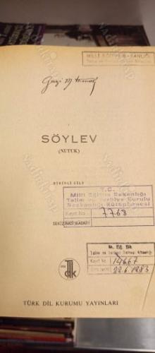 Söylev (Nutuk) / Birinci Cilt