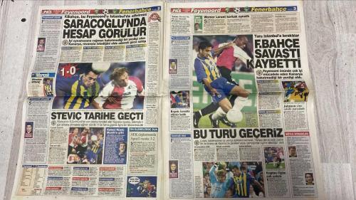 PAS SPOR GAZETESİ - 14 AĞUSTOS 2002 - FENERBAHÇE, FEYENOORD'A ÇOK ŞANSSIZ BİR GOLLE 0-1 TESLİM OLDU  - PAS YAZIK  - ANCAK ÇOK FAZLA ÜZÜLMEYE GEREK YOK. ÇÜNKÜ FENERBAHÇE BU FEYENOORD'U SARACOĞLU'NDA TARİHİ GÖMER VE TURU GEÇER  - ÜMİTLER BİTMEDİ!  - 8 SAVUNMACI!  - STEVIÇ HIRS KÜPÜ  - ORTEGA HAREKETİ  - FEYENOORD ELENİR  - CESARETLİ OLSAYDIK  - LORANT'A BAĞLI!  - AVANTAJLI SKOR  - HANGİ LİG?  - HÜCUM UNUTULDU  - TEKNİK DİREKTÖR GÖZÜYLE  - KORKAK LORANT!  - SARAN: HENÜZ HİÇ BİR ŞEY BİTMEDİ  - WERNER LORANT KORKAK OYNATTI  - F.BAHÇE, BU FEYENOORD'U İSTANBUL'DA AFFETMEZ SARACOĞLU'NDA HESAP GÖRÜLÜR  - STEVIC  - ARIEL ORTEGA  - ORTEGA  - REVIVO  - RAPAIÇ  - WASHINGTON  - SHINJI  - SERCAN GÖNGÜLO  - ZAFER TÜZÜM  - MESUT ÇAVUŞOĞLU  - HASAN  - SERDAR ŞENKAYA  - YUSUF YALKIN  - LORANT  - TURKAR SORUDOL  - SARAN  - WERNER LORANT  - MIROSLAV STEVIC  - CAVUSOGLI  - ULUSOY  - ZAFER TÜZÜN  - RÜŞTÜ  - HASAN CİF  - ZOETEBIER  - JOHNSON  - MUSTAFA DOĞAN  - OGÜN  - YILDIRIM  - MULTESCU  - HALİT