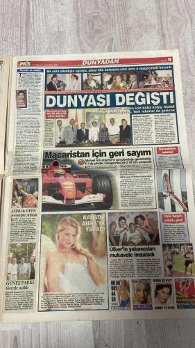 PAS SPOR GAZETESİ - 14 AĞUSTOS 2002 - FENERBAHÇE, FEYENOORD'A ÇOK ŞANSSIZ BİR GOLLE 0-1 TESLİM OLDU  - PAS YAZIK  - ANCAK ÇOK FAZLA ÜZÜLMEYE GEREK YOK. ÇÜNKÜ FENERBAHÇE BU FEYENOORD'U SARACOĞLU'NDA TARİHİ GÖMER VE TURU GEÇER  - ÜMİTLER BİTMEDİ!  - 8 SAVUNMACI!  - STEVIÇ HIRS KÜPÜ  - ORTEGA HAREKETİ  - FEYENOORD ELENİR  - CESARETLİ OLSAYDIK  - LORANT'A BAĞLI!  - AVANTAJLI SKOR  - HANGİ LİG?  - HÜCUM UNUTULDU  - TEKNİK DİREKTÖR GÖZÜYLE  - KORKAK LORANT!  - SARAN: HENÜZ HİÇ BİR ŞEY BİTMEDİ  - WERNER LORANT KORKAK OYNATTI  - F.BAHÇE, BU FEYENOORD'U İSTANBUL'DA AFFETMEZ SARACOĞLU'NDA HESAP GÖRÜLÜR  - STEVIC  - ARIEL ORTEGA  - ORTEGA  - REVIVO  - RAPAIÇ  - WASHINGTON  - SHINJI  - SERCAN GÖNGÜLO  - ZAFER TÜZÜM  - MESUT ÇAVUŞOĞLU  - HASAN  - SERDAR ŞENKAYA  - YUSUF YALKIN  - LORANT  - TURKAR SORUDOL  - SARAN  - WERNER LORANT  - MIROSLAV STEVIC  - CAVUSOGLI  - ULUSOY  - ZAFER TÜZÜN  - RÜŞTÜ  - HASAN CİF  - ZOETEBIER  - JOHNSON  - MUSTAFA DOĞAN  - OGÜN  - YILDIRIM  - MULTESCU  - HALİT