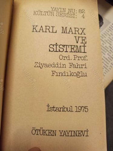 Karl Marx ve Sistemi