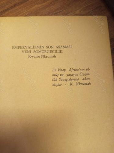 Emperyalizmin Son Aşaması Yeni Sömürgecilik