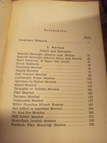 İsmet İnönü ile Hesaplaşma