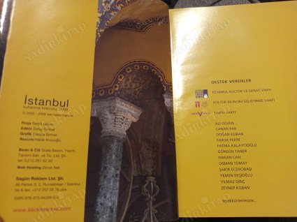 İstanbul Kullanma Kılavuzu 2008 - Tarihçe, Gezi, Yeme içme, Konaklama, Kültür Sanat, Hobi, Sağlık, Spor, Alışveriş, İş Dünyası
