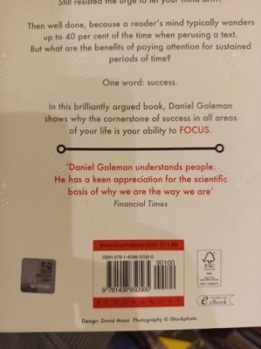 Focus - The Hidden Driver of Excellence