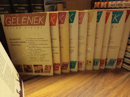 Gelenek Kitap Dizisi 1986-1991 Arası 25 Kitap Takım (2, 7, 8, 9, 10, 11, 12, 13, 14, 15, 16, 17, 18, 19, 20, 21, 22, 26, 27, 28, 29, 31, 32, 33, 34)