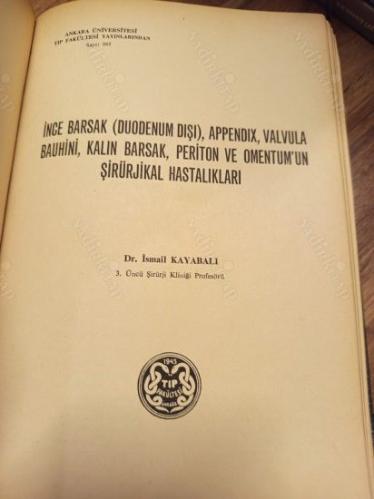 Sindirim Sistemi Cerrahisi I / İnce Barsak Hastalıkları 2 Kitap Takım (Şahıs Ciltli)