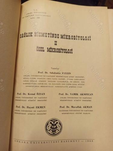 Özel Mikrobiyoloji / Sağlık Hizmetinde Mikrobiyoloji II (Şahıs Ciltli)