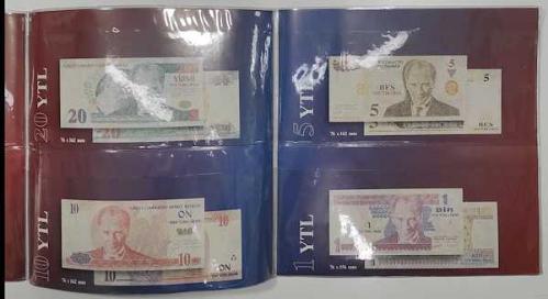 2005 YILI MERKEZ BANKASI YTL BANKNOTLAR ALBÜMÜ