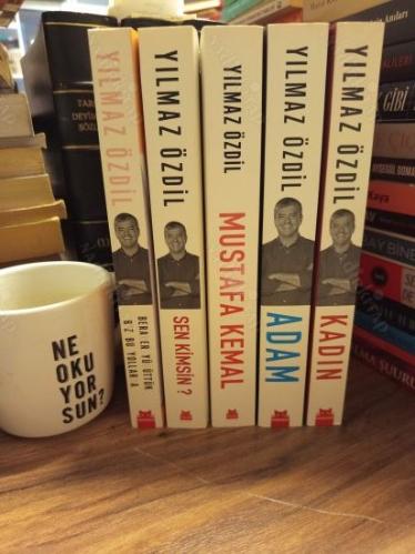 Yılmaz Özdil Kitap Lotu 5 Kitap Set (Beraber Yürüttük Biz Bu Yollarda, Sen Kimsin, Adam, Kadın, Mustafa Kemal)