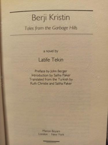 Berji Kristin Tales From The Garbage Hills (Ciltli)