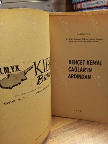 Behçet Kemal Çağlar'ın Ardından 1908-1969 (Behçet Kemal Çağlar Özel Sayısı)