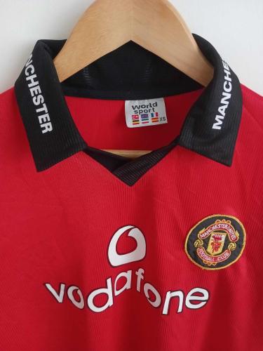 Manchester United David Beckham Forması - Dönem Ürünü - Orijinal Değil - Halı Saha İçin İdeal - XS-S Beden Arası