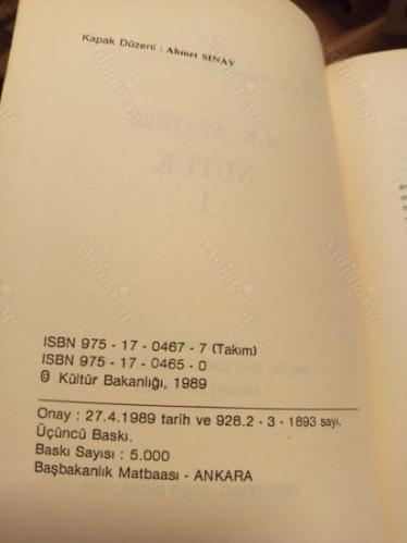 Nutuk 2 Cilt Takım (3. baskı)