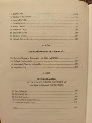 Güven - Sosyal Erdemler ve Refahın Yaratılması (Ciltli, Şömizli)
