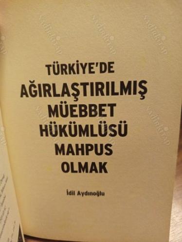 Türkiye'de Ağırlaştırılmış Müebbet Hükümlüsü Mahpus Olmak