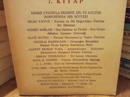 Felsefe Yazıları 7. Kitap