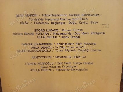 Felsefe Yazıları 5.Kitap